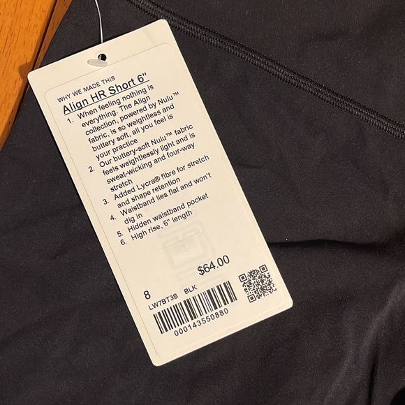 Lululemon Align HR Short 6” - Picture 3 of 3